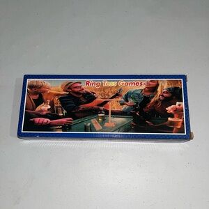 NIB Vintage Wooden Ring Toss Game